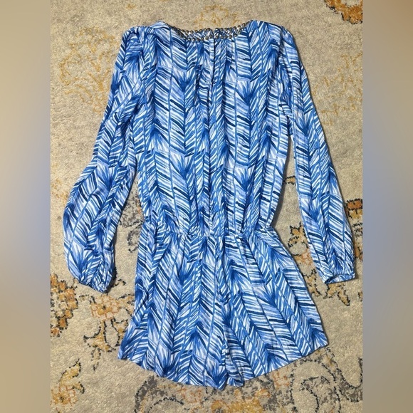Lilly Pulitzer Colby romper Lapis Blue Costa Verde Size XS - Picture 3 of 8